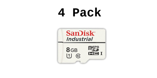 4 pack Airplanes.Live Industrial 8GB SD card