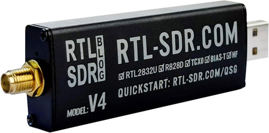 RTL-SDR Blog V4 R828D RTL2832U 1PPM TCXO SMA Software Defined Radio (SDR only)