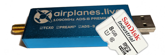 Airplanes.Live Premium SDR 8GB Card Combo Kit