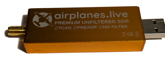 Airplanes.Live Unfiltered SDR with Pre-Amp